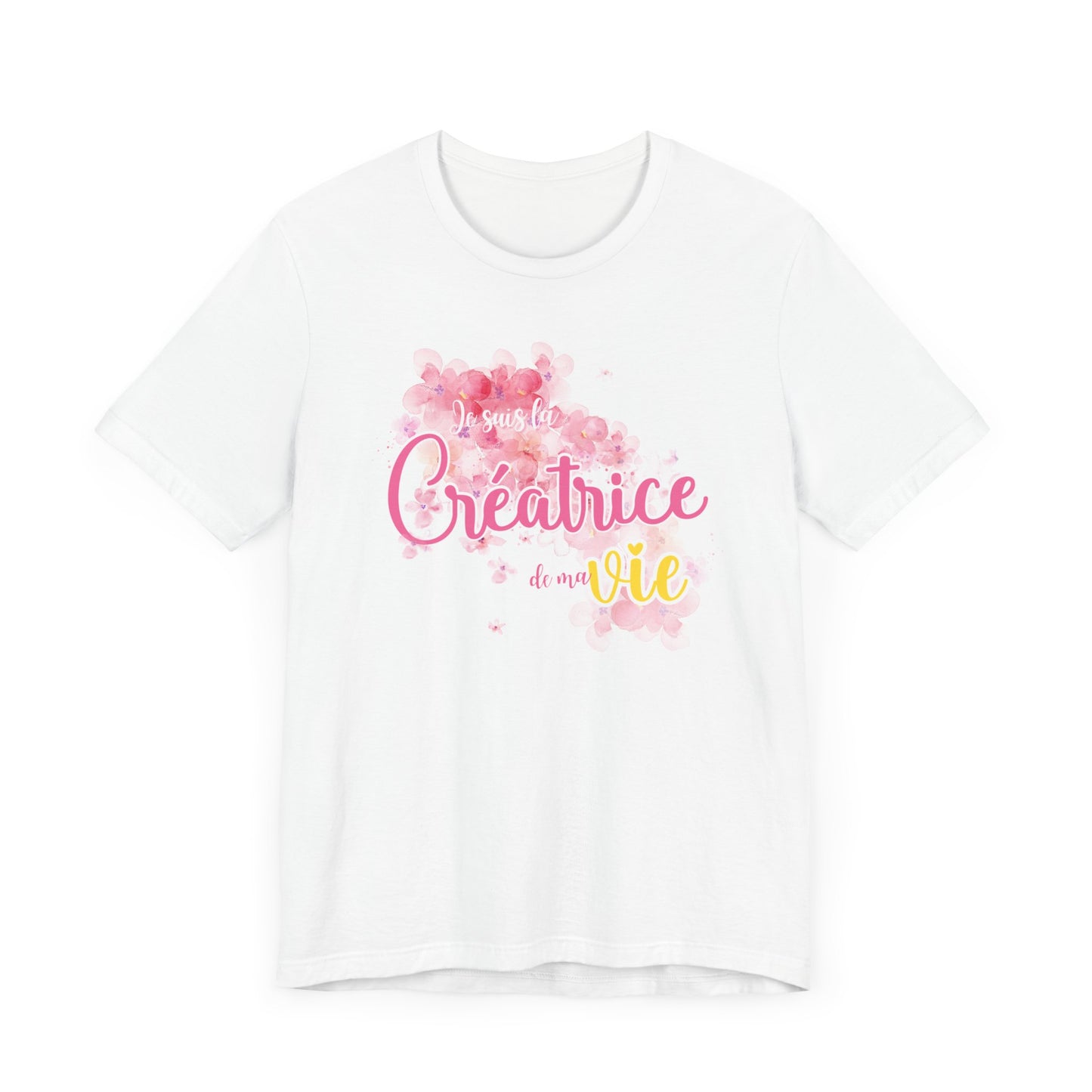 Chandail bien-être - Je suis la créatrice de ma vie fleurs