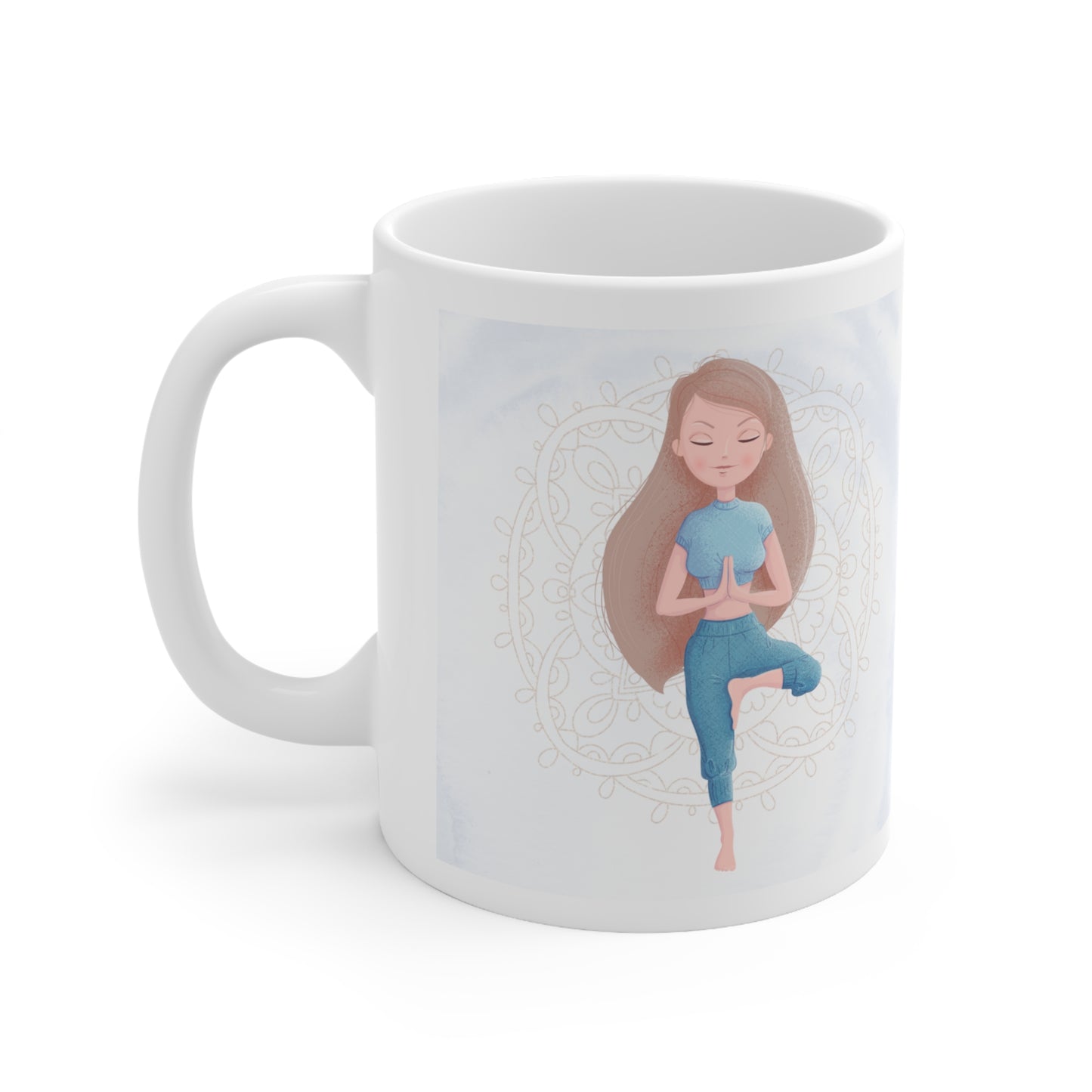 Tasse bien-être 11 oz - Je me connecte à mon coeur