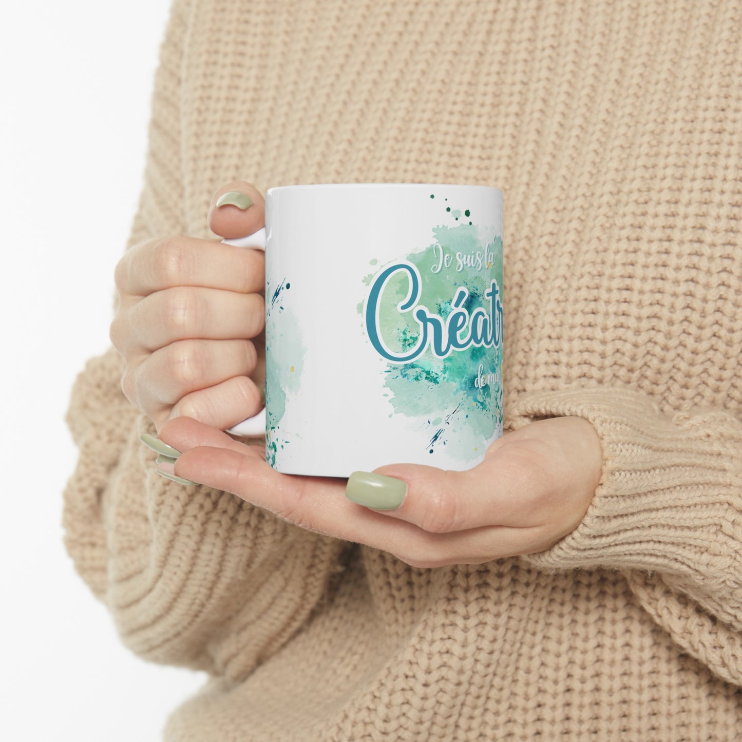 Tasse 11 oz - Je suis la créatrice de ma vie Splash