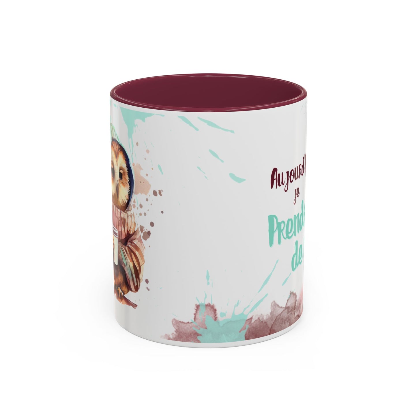 Tasse bien-être 11 oz - Aujourd'hui, je prends soin de moi