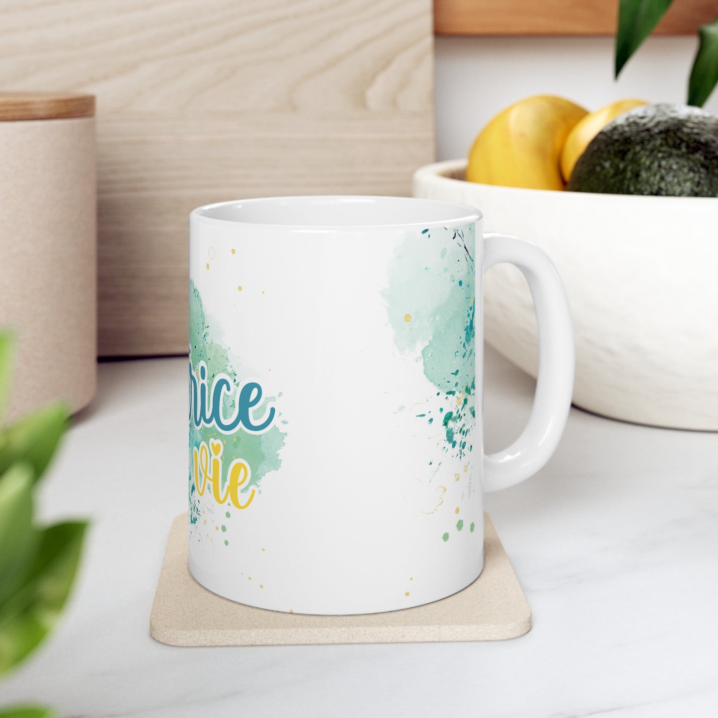 Tasse 11 oz - Je suis la créatrice de ma vie Splash