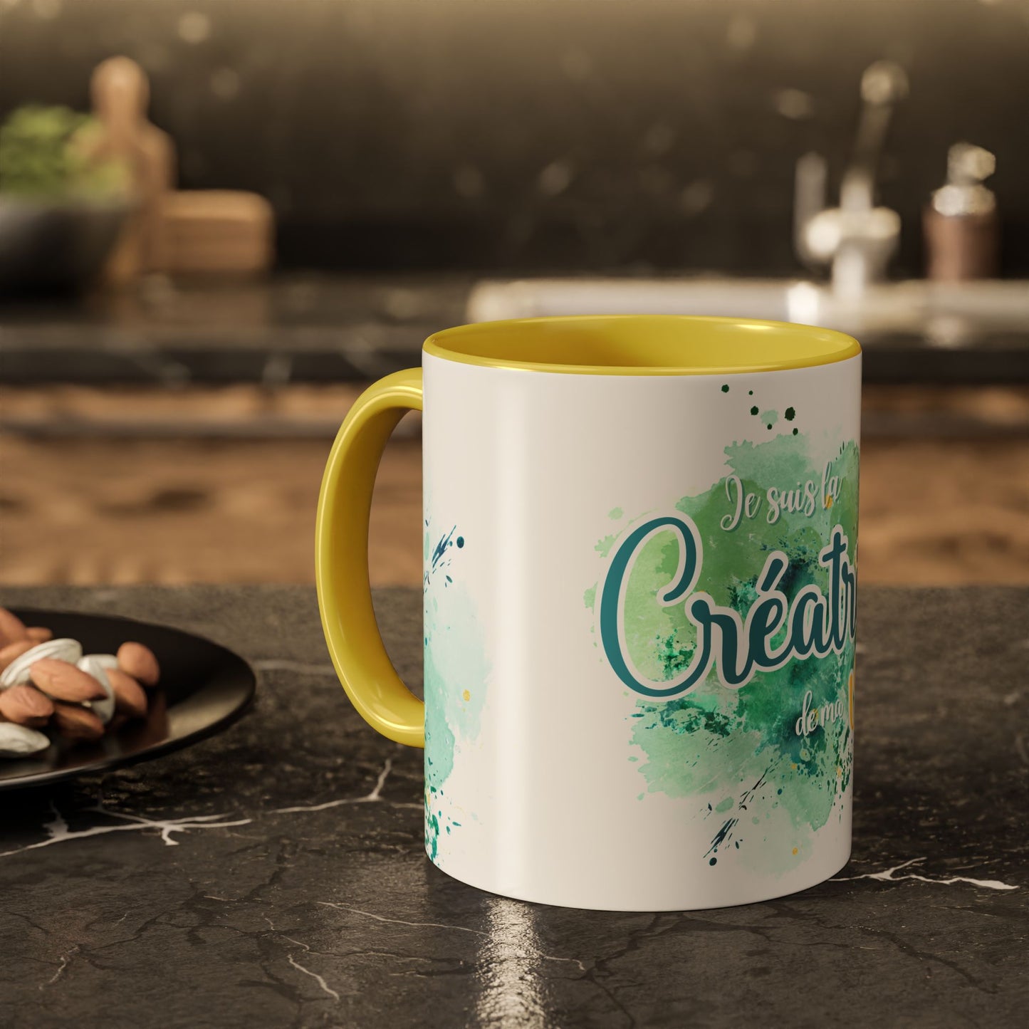 Tasse 11 oz - Je suis la créatrice de ma vie Splash