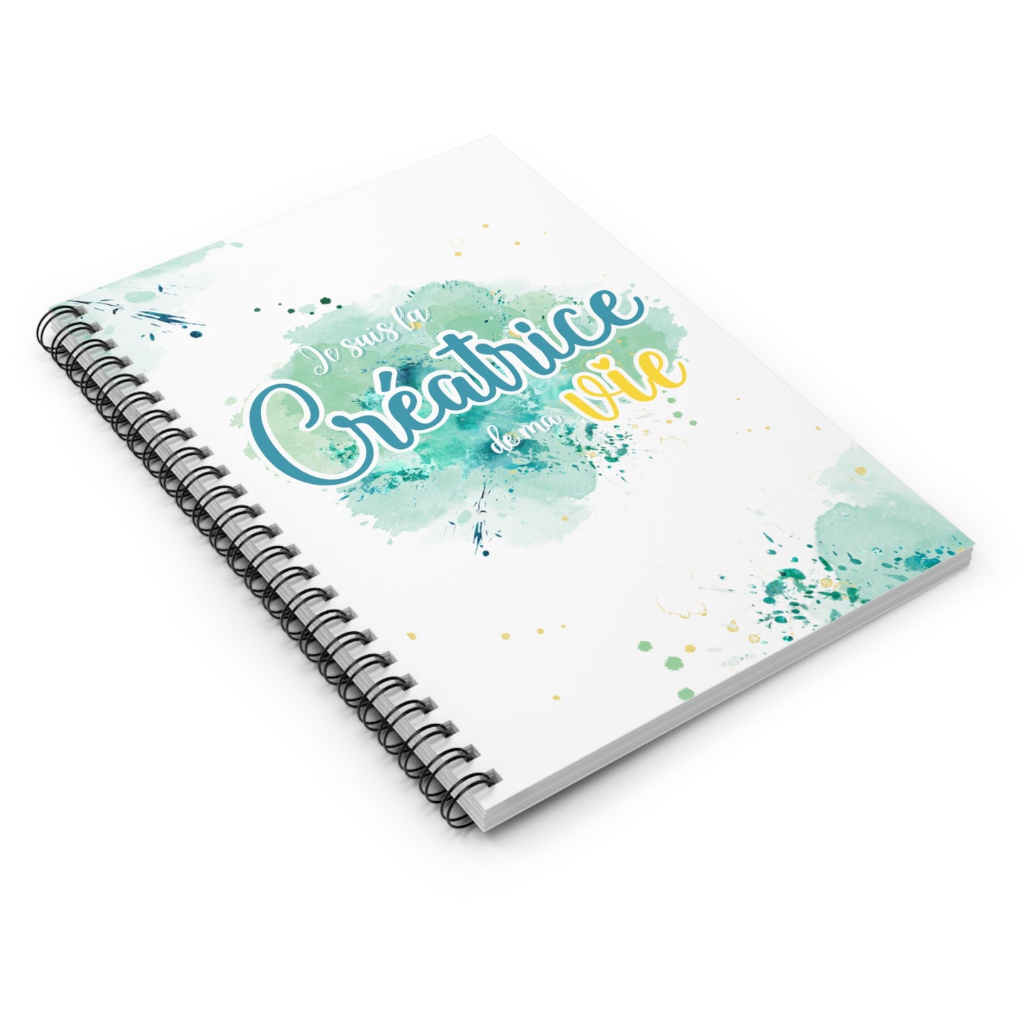 Cahier spirale - Je suis la créatrice de ma vie Splash