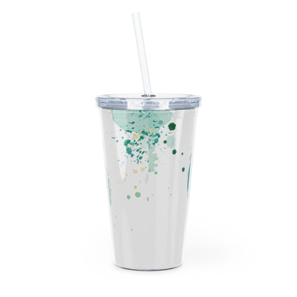 Gobelet 20 oz avec paille - Je suis la créatrice de ma vie - Splash