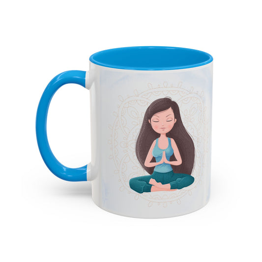 Tasse bien-être 11 oz - Je vis en pleine conscience