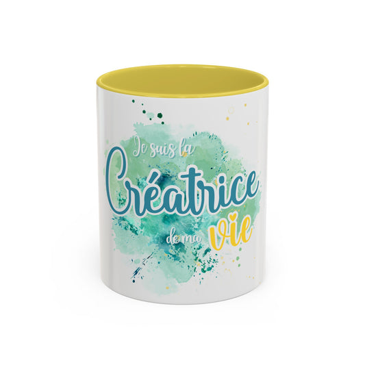 Tasse 11 oz - Je suis la créatrice de ma vie Splash