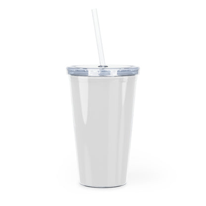 Gobelet 20 oz avec paille - Je vis en pleine conscience