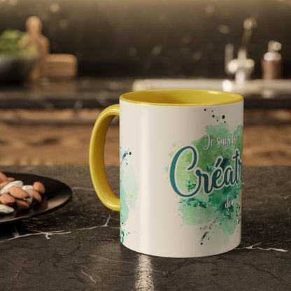 Tasse 11 oz - Je suis la créatrice de ma vie Splash
